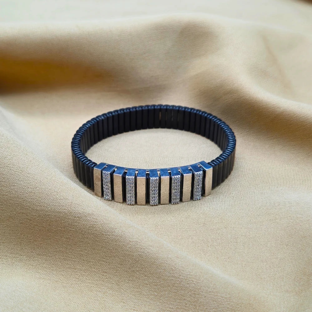 925 Silver Slim Line Rolex Bracelet for Men