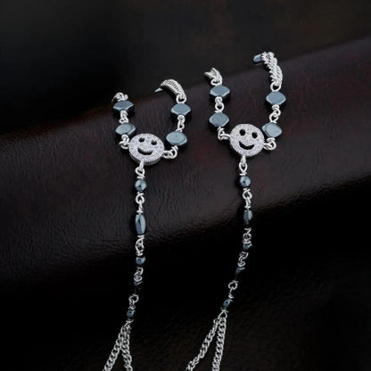 925 Silver Smiley Bracelet for Kids | Child