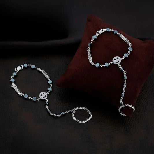 925 Silver Smiley Bracelet for Kids | Child