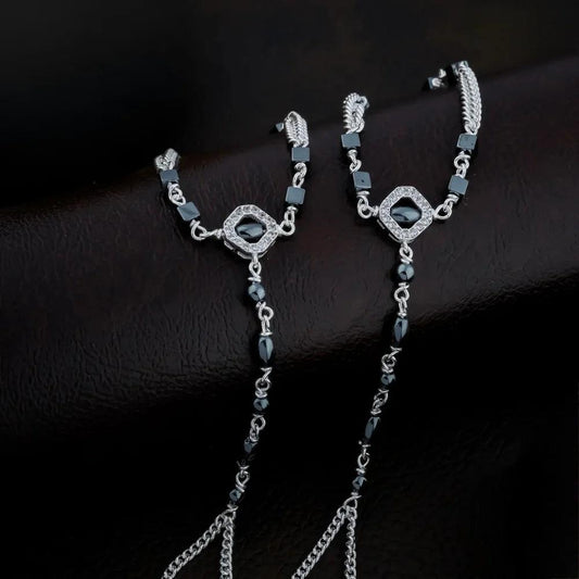 925 Silver Square Bracelet for Kids | Child