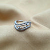 925 Silver Unique Curve Ring for Women
