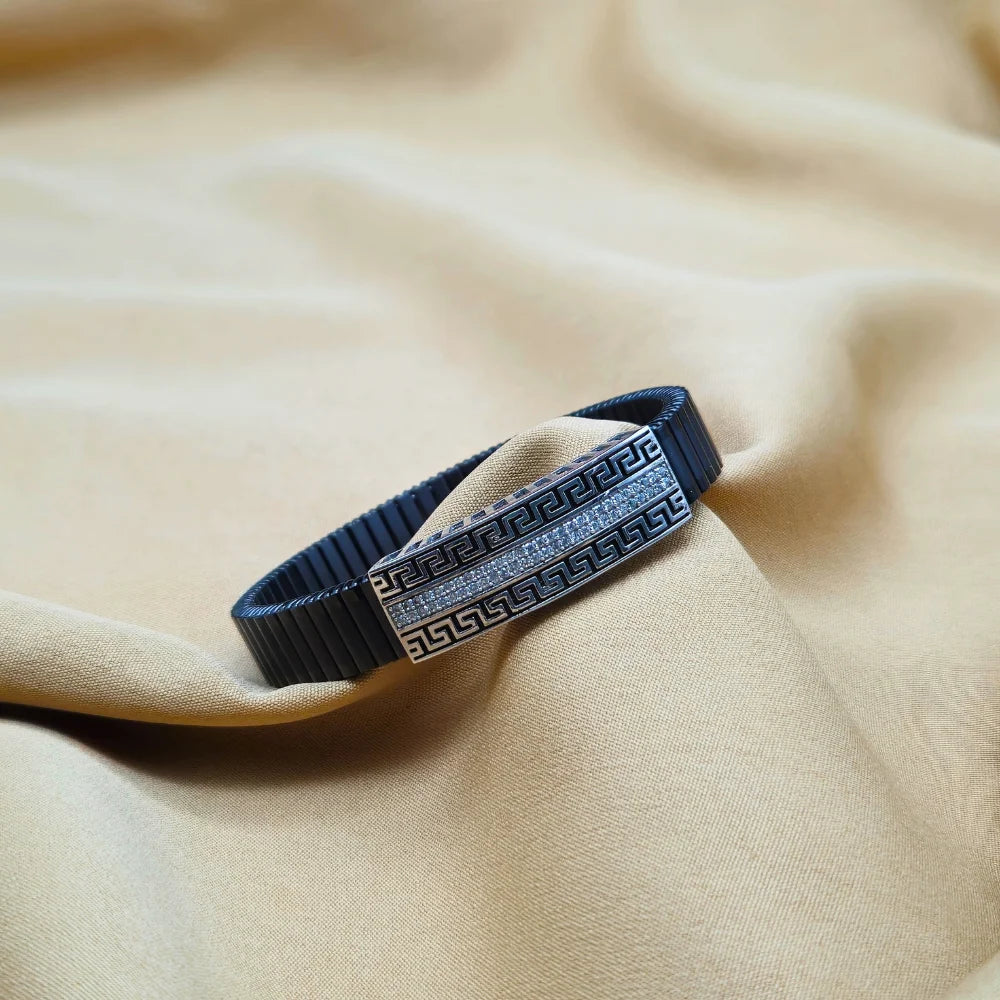 925 Silver Versace Rolex Bracelet for Men