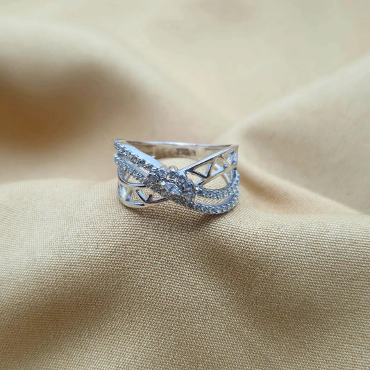 925 Silver White Moissanite Ring for Women