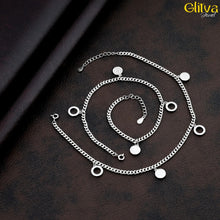 Women Chain Anklet with Round pendant - glitva